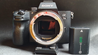 Sony a7III mit Adapter für Canon EF Objektive