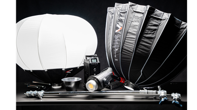 Aputure LS 600D Pro Set mit Light Dome, Lantern, C-Stand