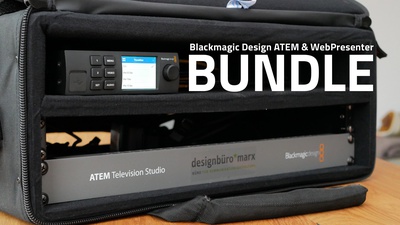 BUNDLE: Blackmagic Web Presenter & ATEM Television Studio