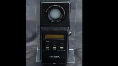 Minolta Colormeter II mit Blitzaufsatz