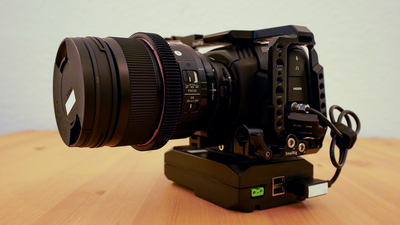 Picture of Blackmagic Pocket Cinema Camera 4K Power Kit mit Art Optik