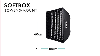 Softbox 60cm x 60cm Rectangular Godox