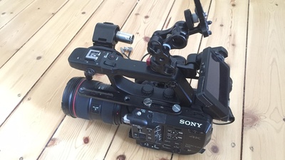 Sony FS5 mit Speedbooster+Canon24-70 II Odyssey7Q, RAW, SSDs