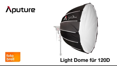 Aputure Light Dome mit bowens Mount für Lightsorm 120d