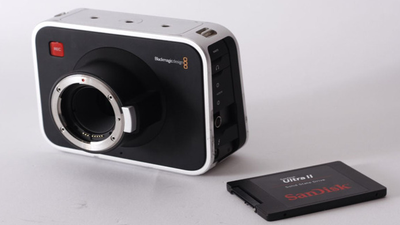 Blackmagic Cinema Kamera 2.5K mit V-Mount