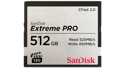 SanDisk CFast 512GB inkl. Card Reader