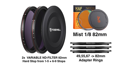 Lens Filter Set - Variable ND Filter + Nano-X Black-Mist 1/8